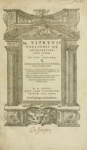 Tapa de M. Vitrvvii Pollionis De architectvra libri decem