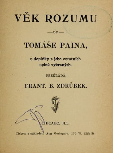Tapa de Věk rozumu