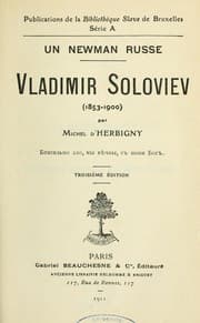 Tapa de Vladimir Soloviev, 1853-1900