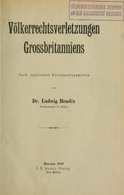 Tapa de Völkerrechtsverletzungen Grossbritanniens, nach englischen Parlaments-papieren