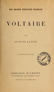 Tapa de Voltaire