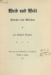 Tapa de Weib und Welt