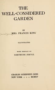 Tapa de The well-considered garden