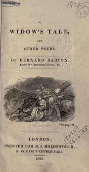 Tapa de A widow's tale, and other poems