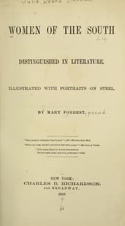 Tapa de Women of the South distinguished in literature
