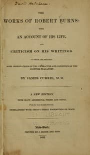 Tapa de The works of Robert Burns