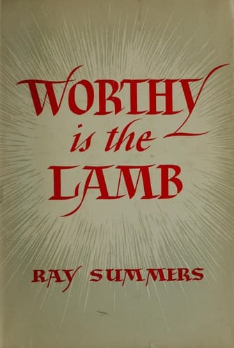 Tapa de Worthy is the Lamb