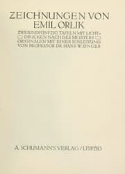 Tapa de Zeichnungen mit einer Einleitung von Hans W. Singer