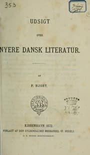 Tapa de Udsigt over nyere dansk literatur