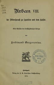 Tapa de Urban VIII im Widerspruch zu Spanien und dem Kaiser