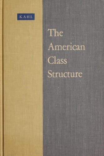Tapa de The American class structure