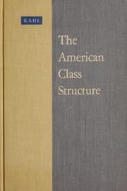 Tapa de The American class structure