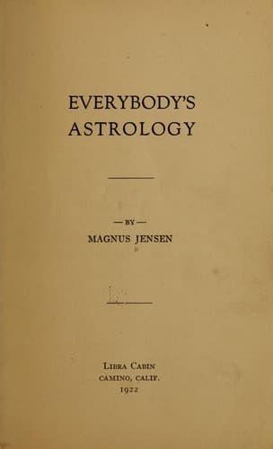 Tapa de Everybody's astrology