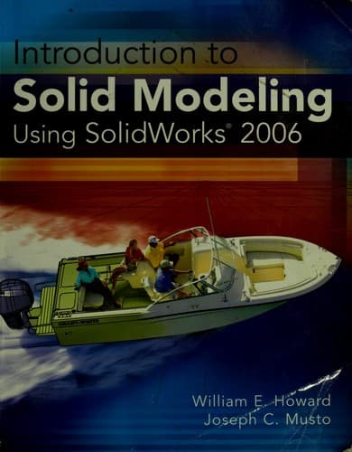 Tapa de Introduction to solid modeling using SolidWorks 2006