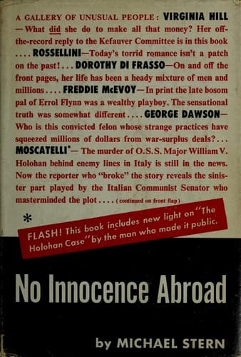 Tapa de No innocence abroad
