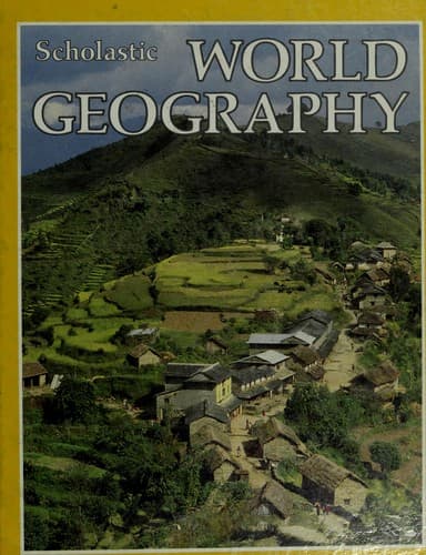 Tapa de Scholastic world geography