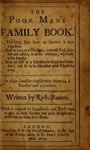 Tapa de The poor man's family book ...