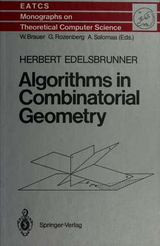 Tapa de Algorithms in combinatorial geometry