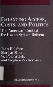 Tapa de Balancing access, costs, and politics