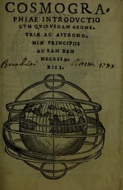 Tapa de Cosmographiae introductio cum quibusdam geometriae ac astronomiae principiis ad eam rem necessariis