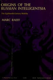 Tapa de Origins of the Russian intelligentsia