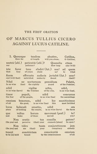 Tapa de Cicero's selected orations