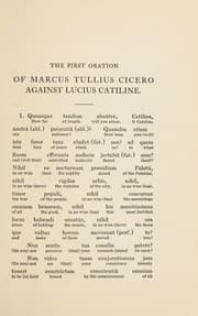 Tapa de Cicero's selected orations