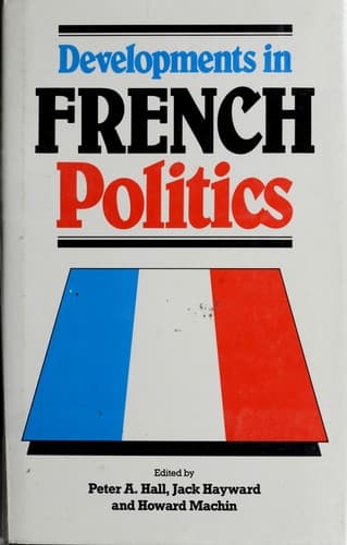 Tapa de Developments in French politics