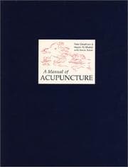 Tapa de A Manual of Acupuncture