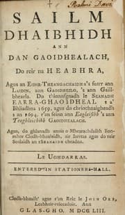 Tapa de Sailm Dhaibhidh ann dan Gaoidhealach, do reir na Heabhra