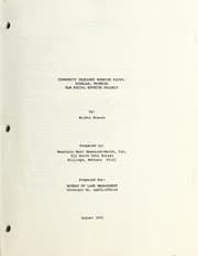 Tapa de Community research working paper