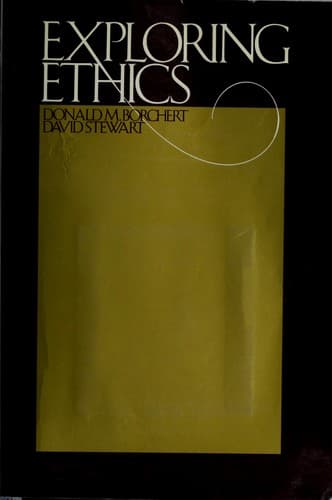 Tapa de Exploring ethics