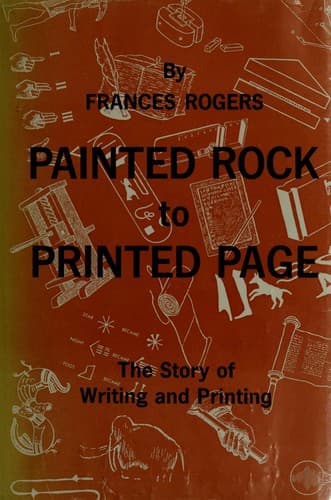 Tapa de Painted rock to printed page