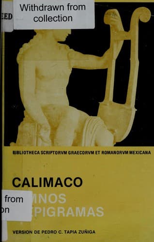 Tapa de Himnos y epigramas