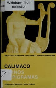 Tapa de Himnos y epigramas