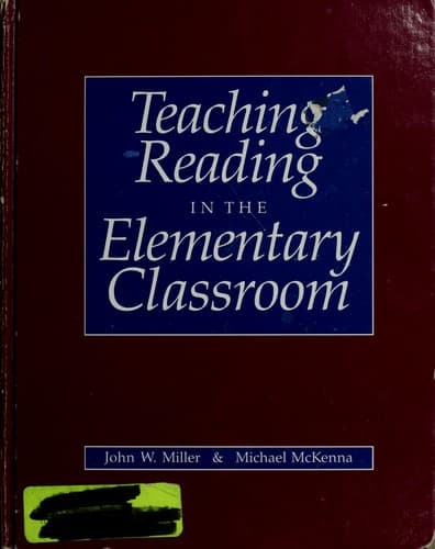 Tapa de Teaching reading in the elementary classroom