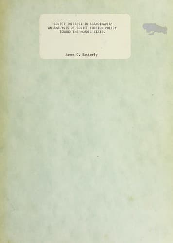 Tapa de Soviet interest in Scandinavia