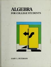 Tapa de Algebra for College Students