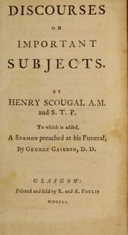 Tapa de Discourses on important subjects