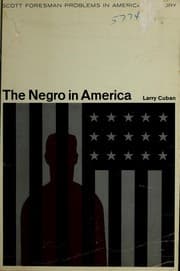 Tapa de The Negro in America
