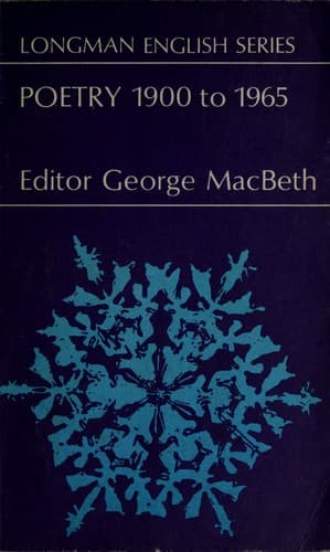 Tapa de Poetry 1900-1965