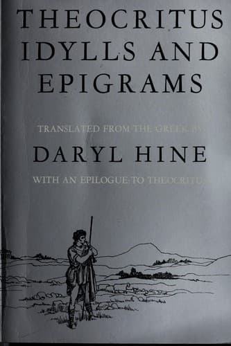 Tapa de Theocritus, Idylls and epigrams
