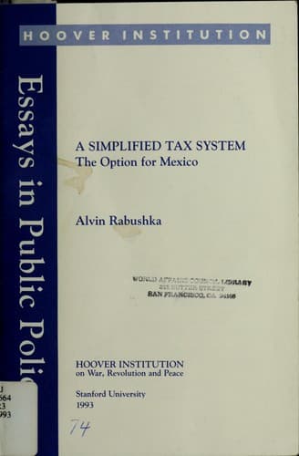 Tapa de A simplified tax system