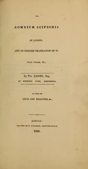 Tapa de The Somnium Scipionis of Cicero