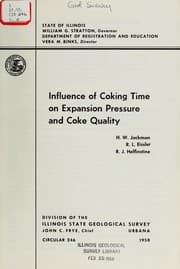 Tapa de The influence of coking time on expansion pressure and coke quality