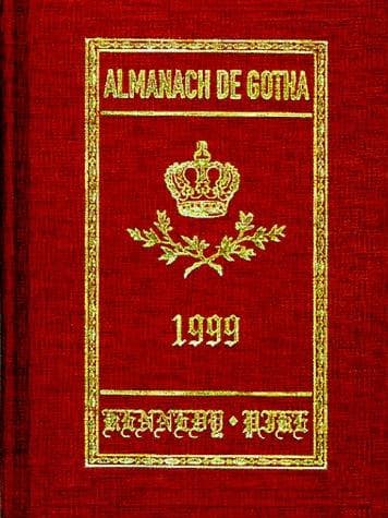 Tapa de Almanach De Gotha, 1999