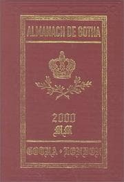 Tapa de Almanach de Gotha 2000 Vol. I, Pts. I-II