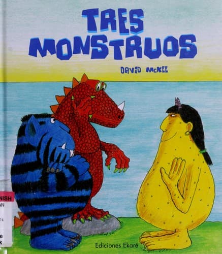 Tapa de Tres monstruos