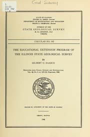 Tapa de The educational extension program of the Illinois State Geological Survey