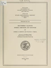 Tapa de Southern Illinois mineral resources and industries